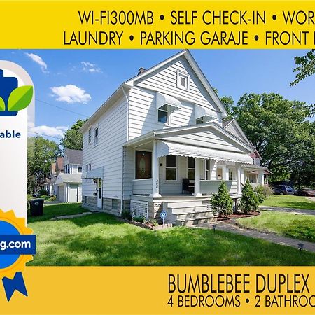 The Amber Retreat - Brooklyn Centre Comfort - Charming Space For Families, Couples & Business Travelers Near Downtown - With 300Mb Wifi, Parking & Self Check-In 克里夫兰 外观 照片