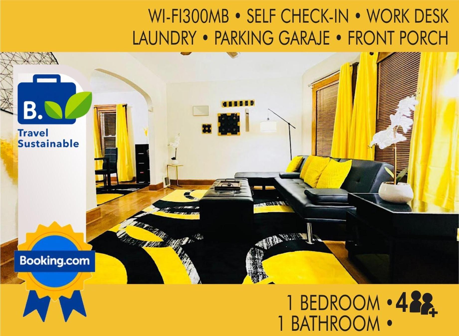 The Amber Retreat - Brooklyn Centre Comfort - Charming Space For Families, Couples & Business Travelers Near Downtown - With 300Mb Wifi, Parking & Self Check-In 克里夫兰 外观 照片